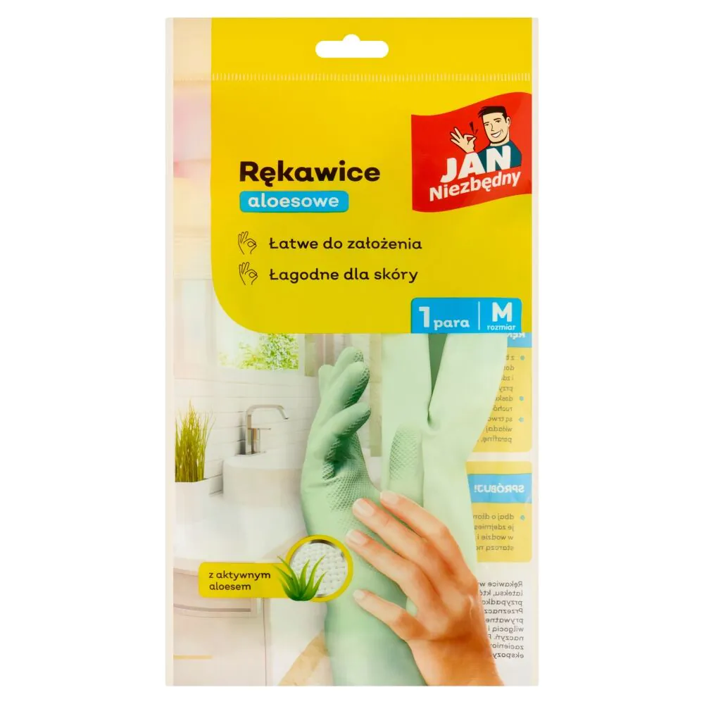 Jan Niezbędny Aloe handsker størrelse M