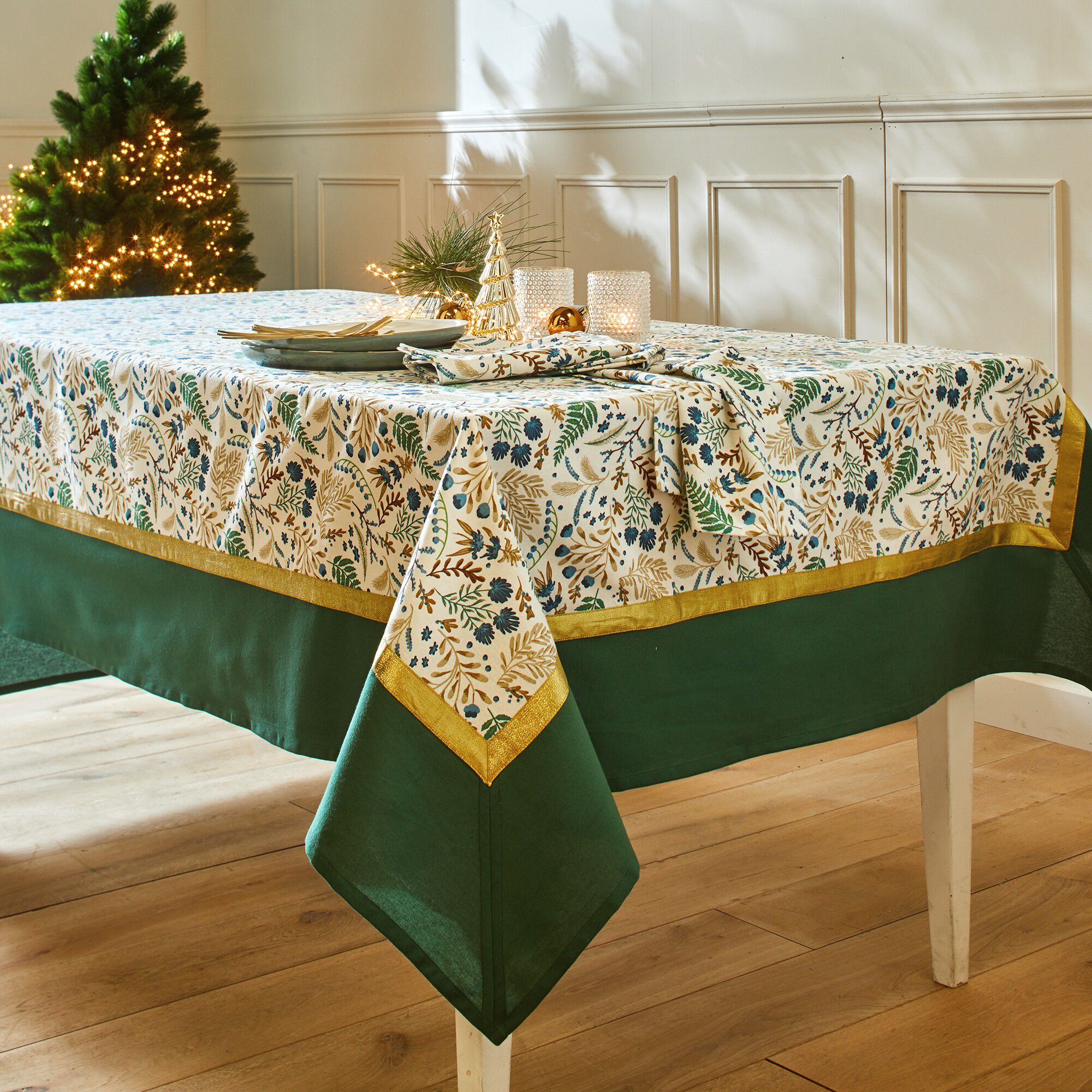 Nappe imprimée forêt enchantée