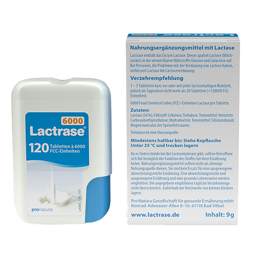LACTRASE 6.000 FCC Tabletten im Klickspender  120 St  Tabletten