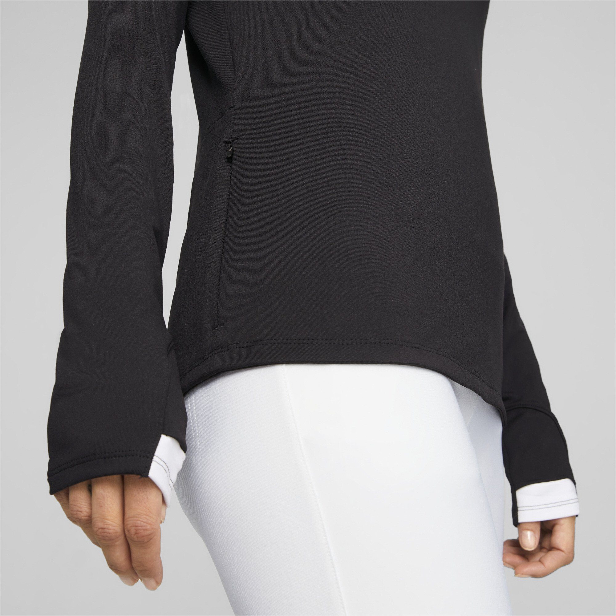 PUMA Trainingspullover Leichter Golfpullover mit Reißverschluss Damen
