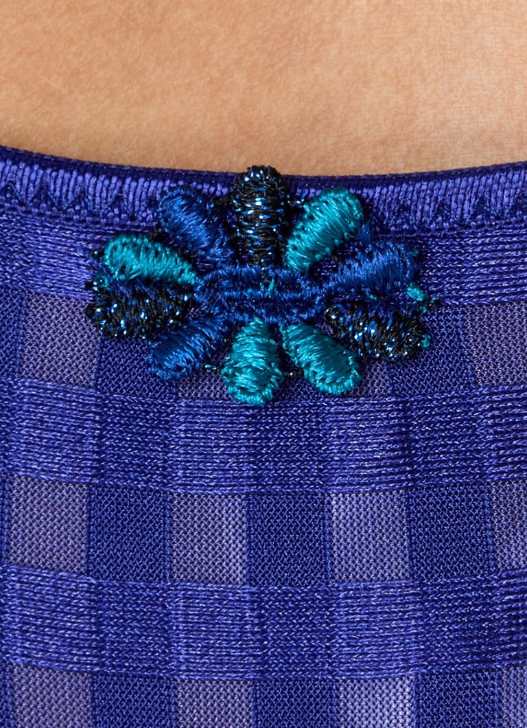 Marie Jo Avero thong with checked design