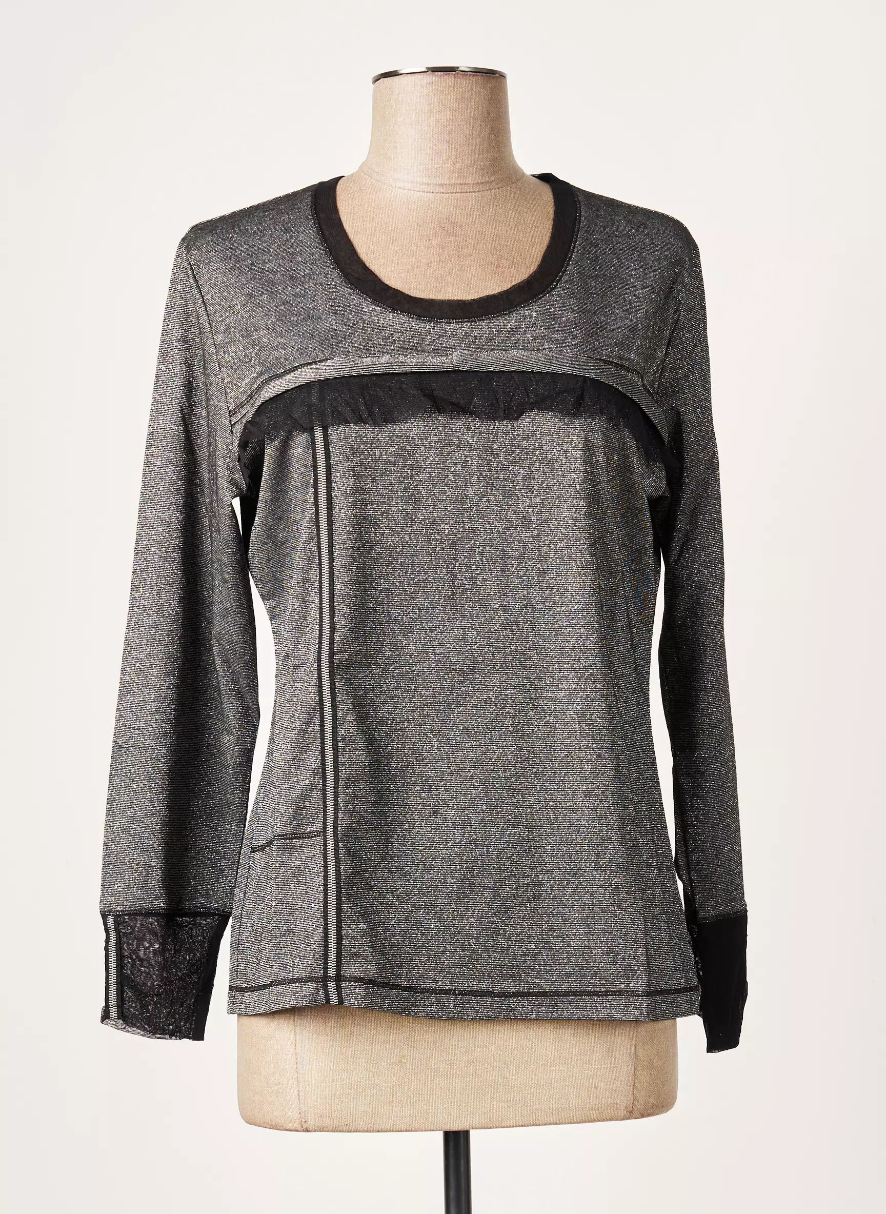 Meri Esca Tshirts Femme couleur gris