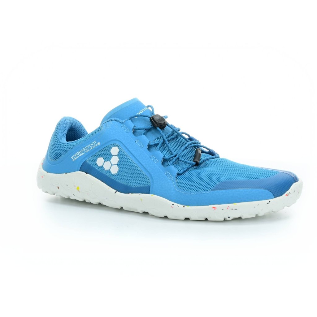 Vivobarefoot Primus Trail II FG M Blue/Aqua Textile sportliche Barfußschuhe
