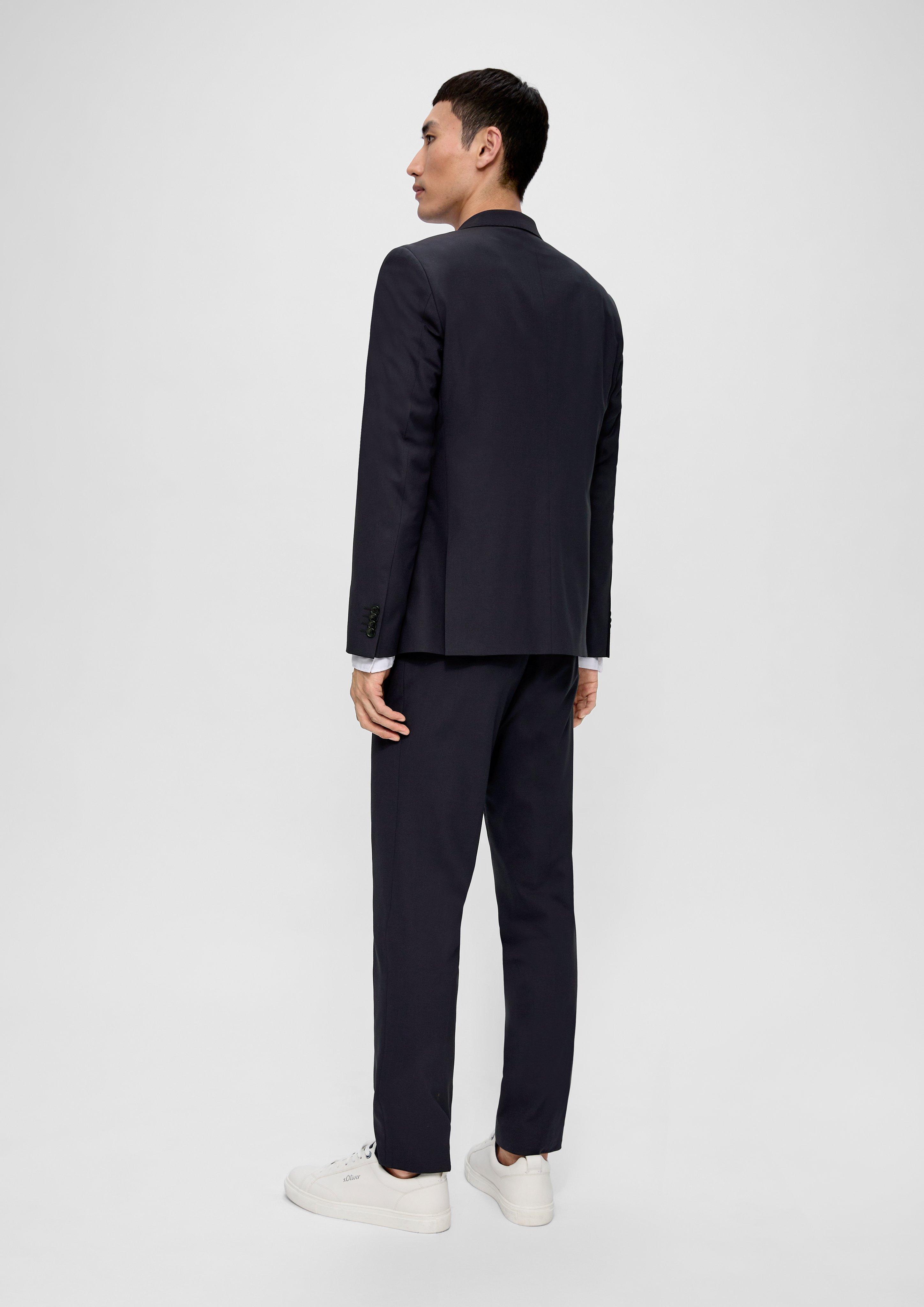 Slim: Elastisches Sakko in Wollmix  2134202-5952