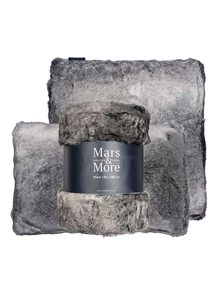 Mars & More Kissen in Grau - (L)30 x (B)50 cm günstig kaufen onesize