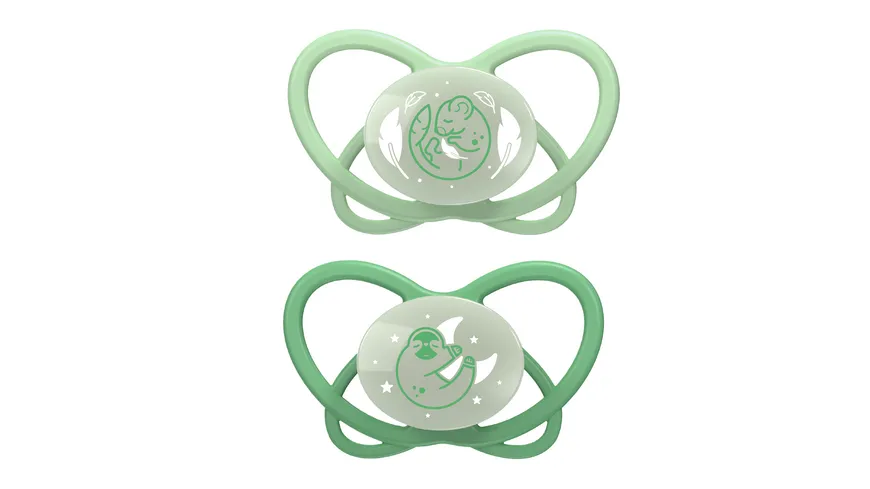 nip®Schnuller My Butterfly Night Green Silikon Größe 2 (5-18 Monate)