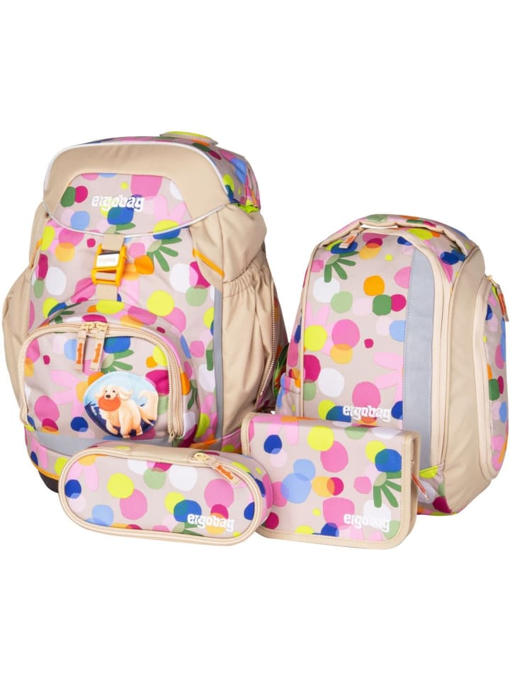 Ergobag Schulranzen pack Set ECO in Flower PowBär günstig kaufen onesize