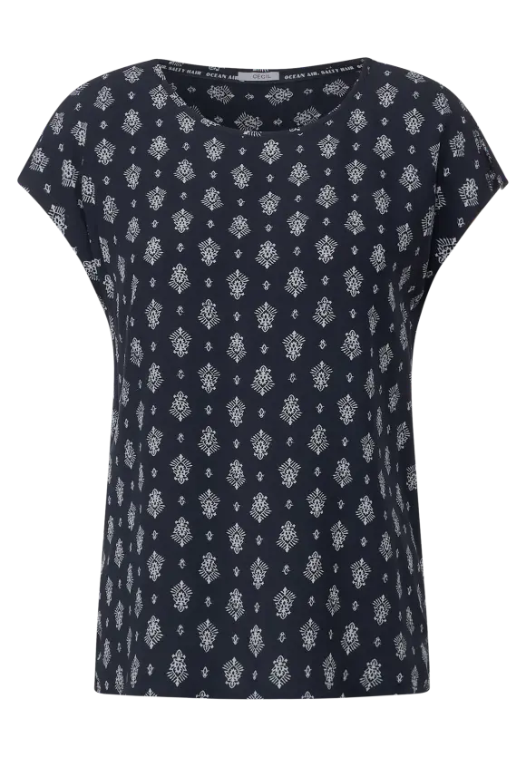 CECIL Bluse mit Minimalprint