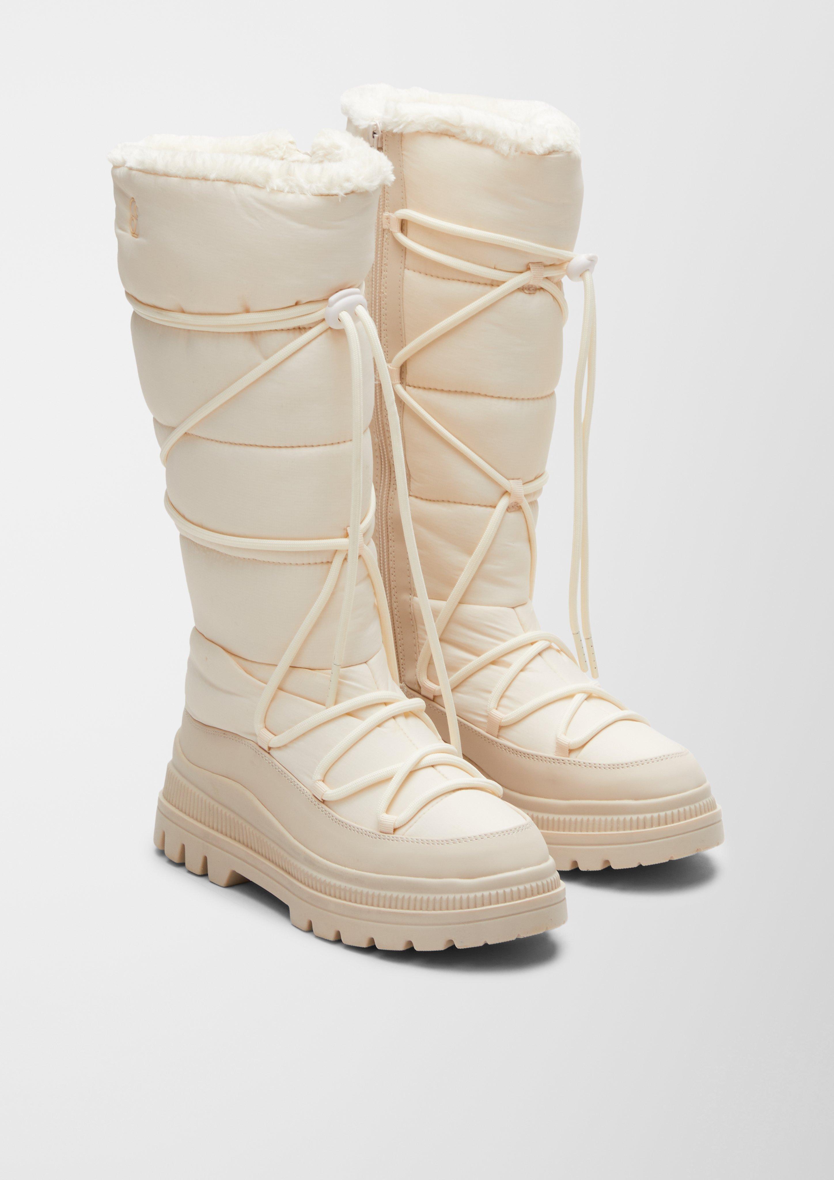 Gefütterte Stiefel mit Steppung  6006621-462