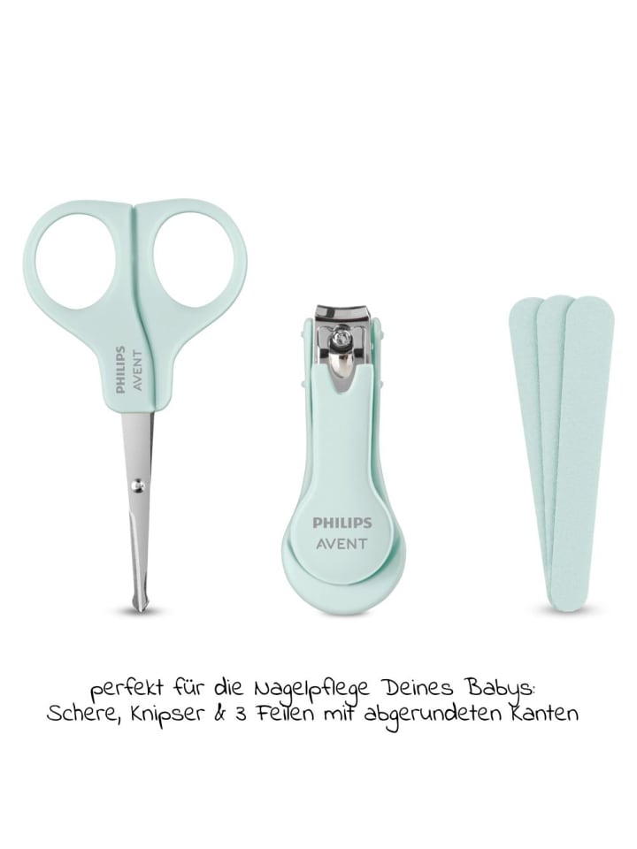 Philips Avent Premium Pflege Set 14-tlg. Badethermometer   in grau,gruen günstig kaufen onesize