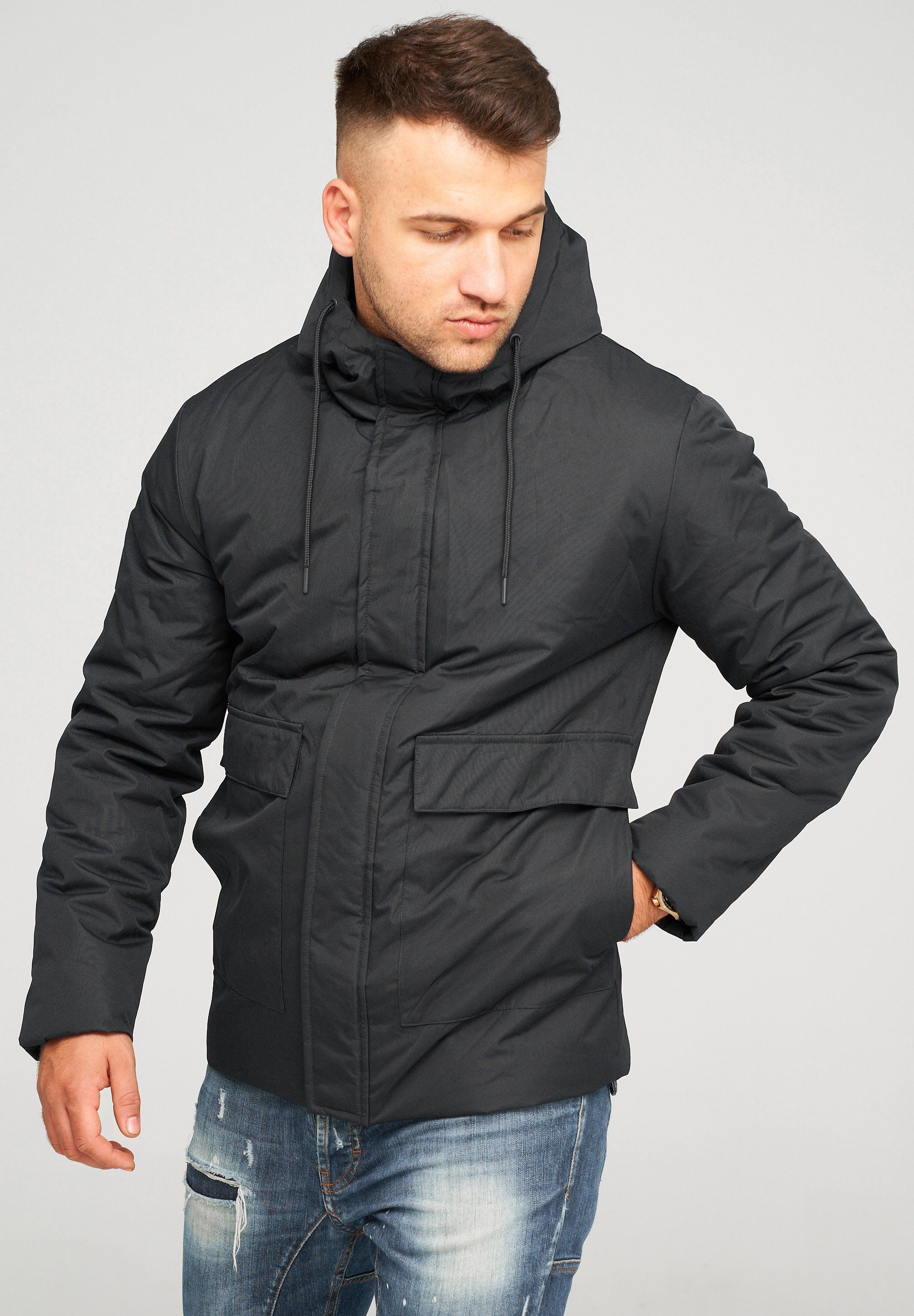 behype Outdoorjacke BHANFIEL mit Kapuze