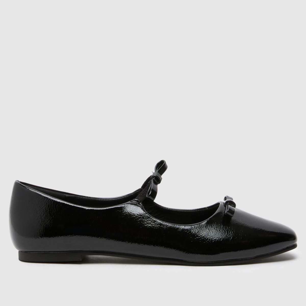 Schuh fekete holdmasni balerina lányka ifjúsági cipő