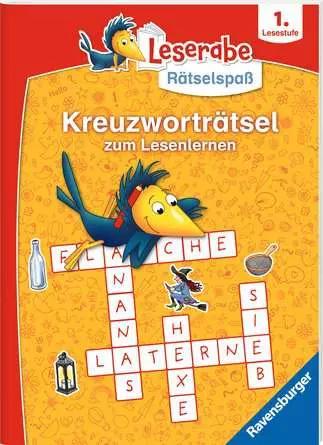 Leserabe: Kreuzworträtsel zum Lesenlernen, 1. Lesestufe, gelb