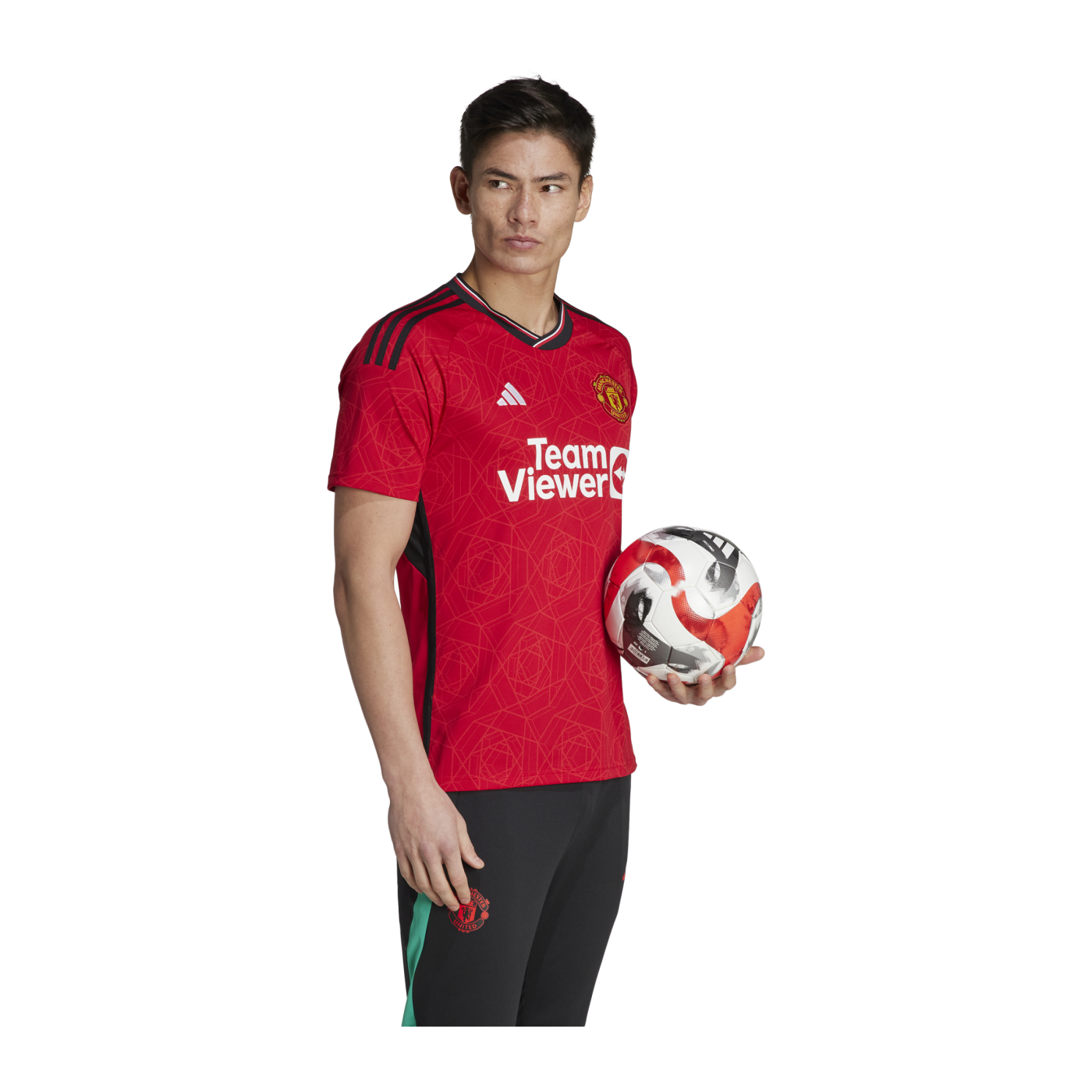 adidas Manchester United Trikot Home 2023/2024 Rot