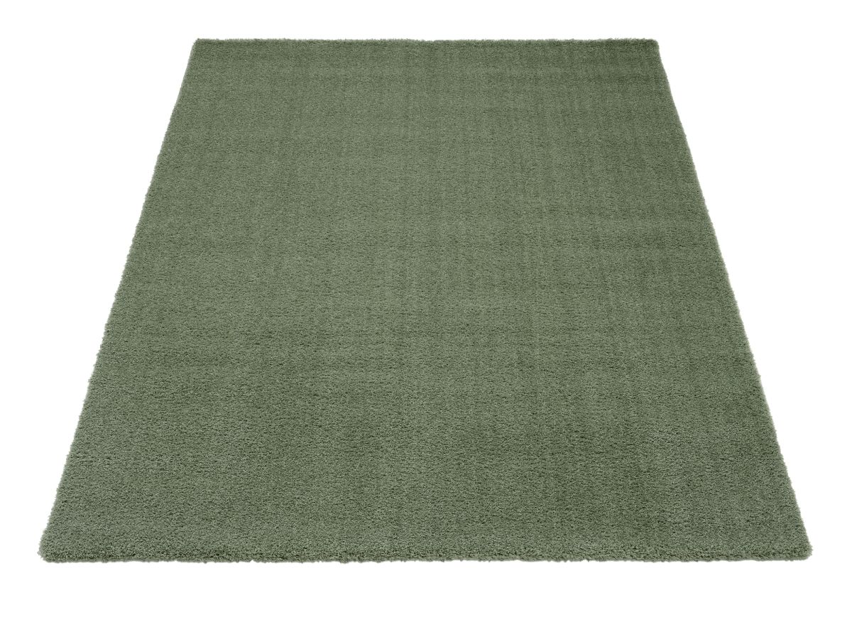 Hochflorteppich Soft Fun Grün 160 x 230 cm