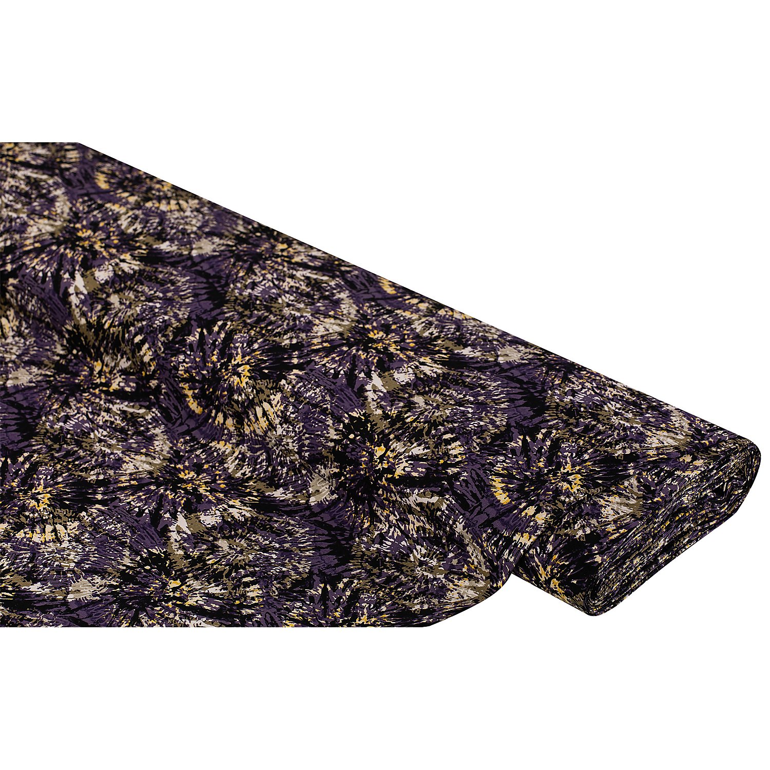 Viskose-Blusenstoff mit Stretch, lila-color