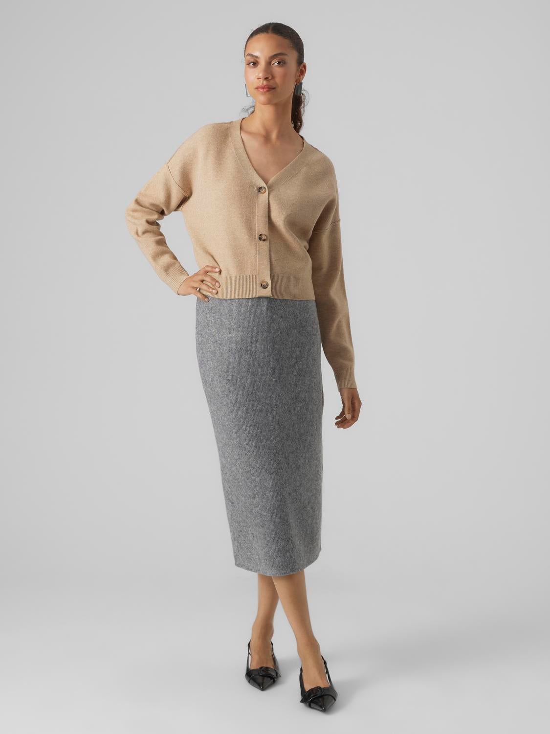 VMBLIS Hohe Taille Midirock