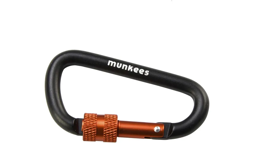 munkees Schraubverschluss Karabiner D Form