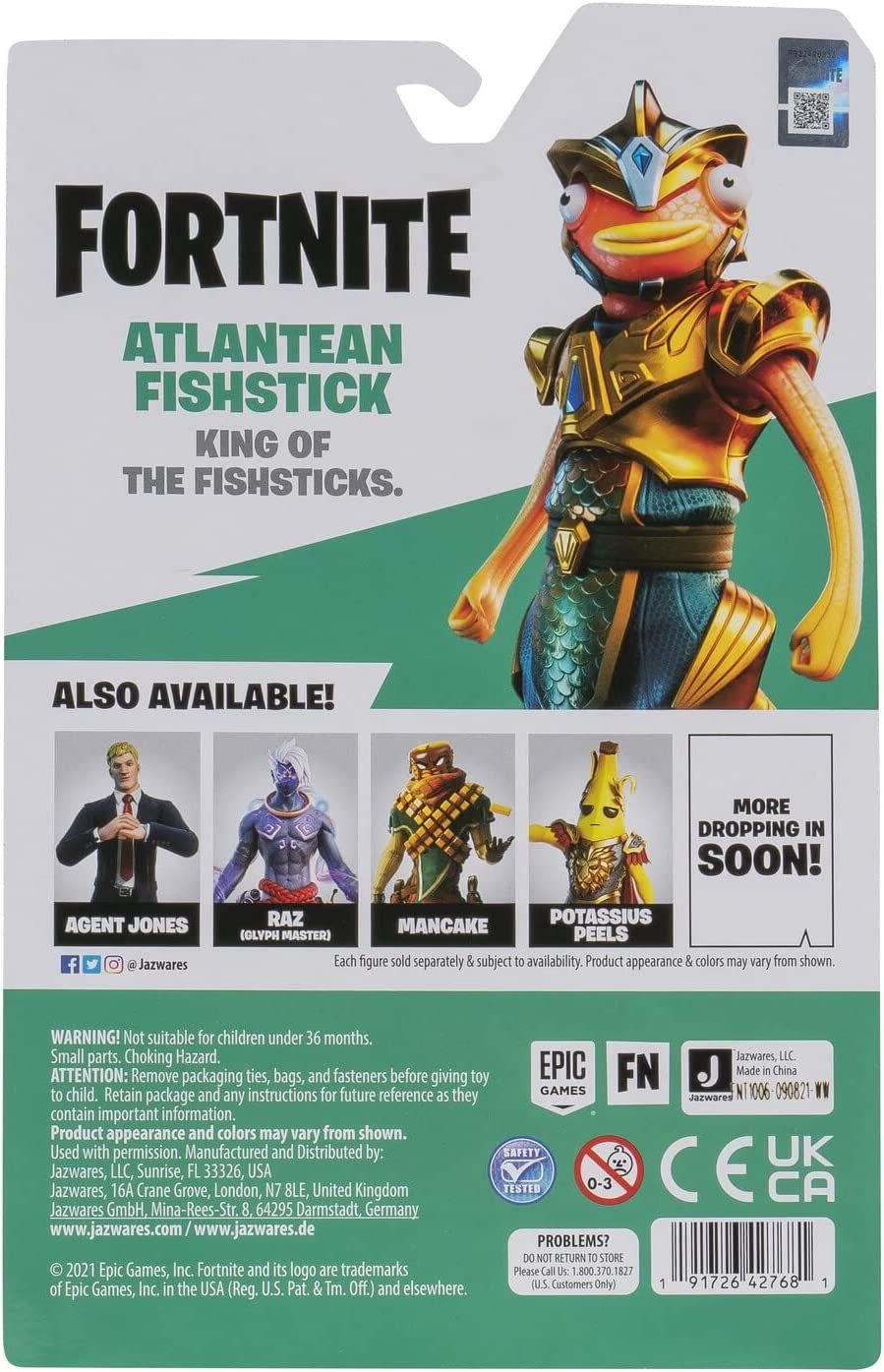 Jazwares Actionfigur Jazwares FNT1006 - Fortnite - Solo Mode Figur Atlantean Fishstick