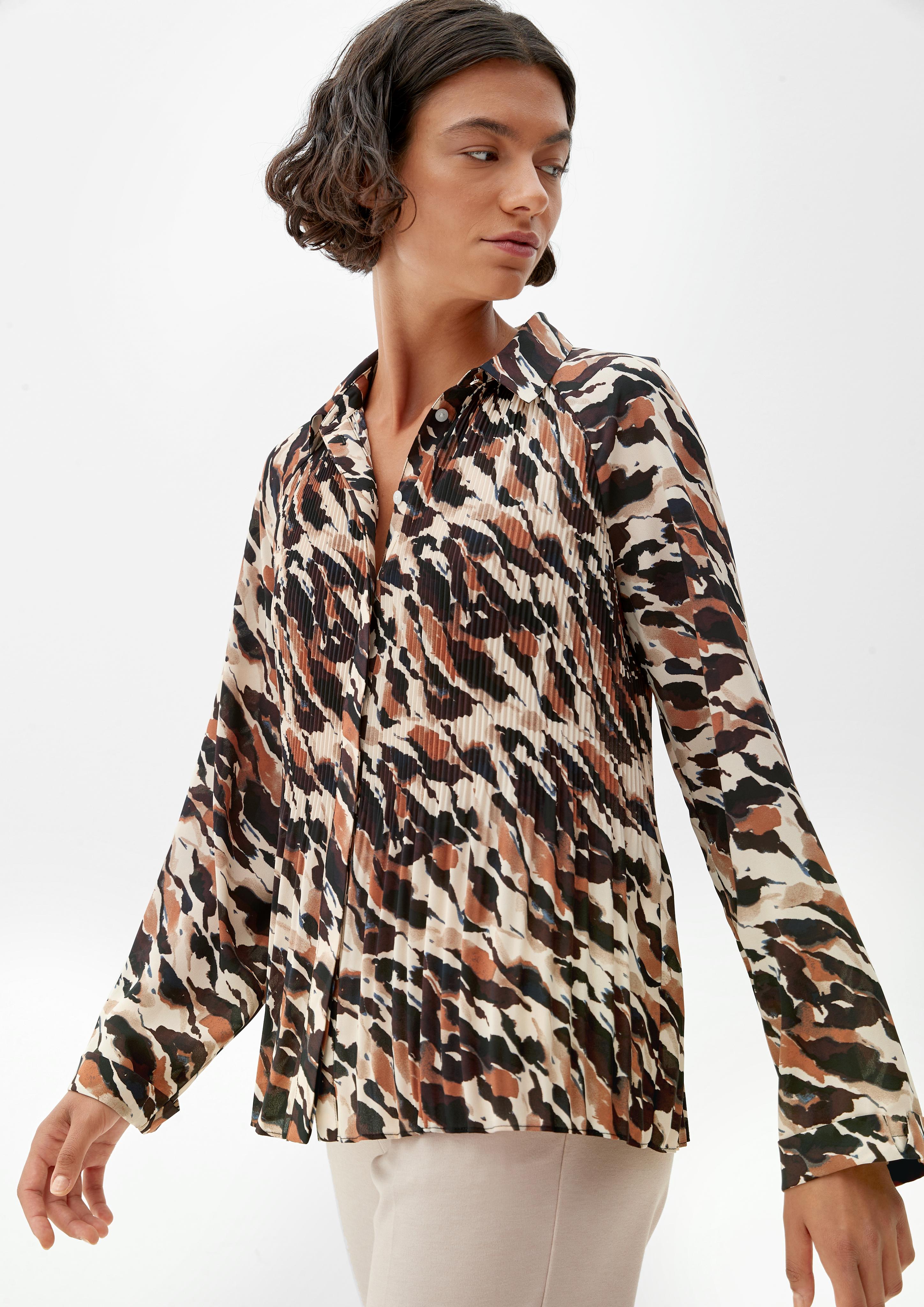 Bluse mit Plissée-Detail  2121941-02A0