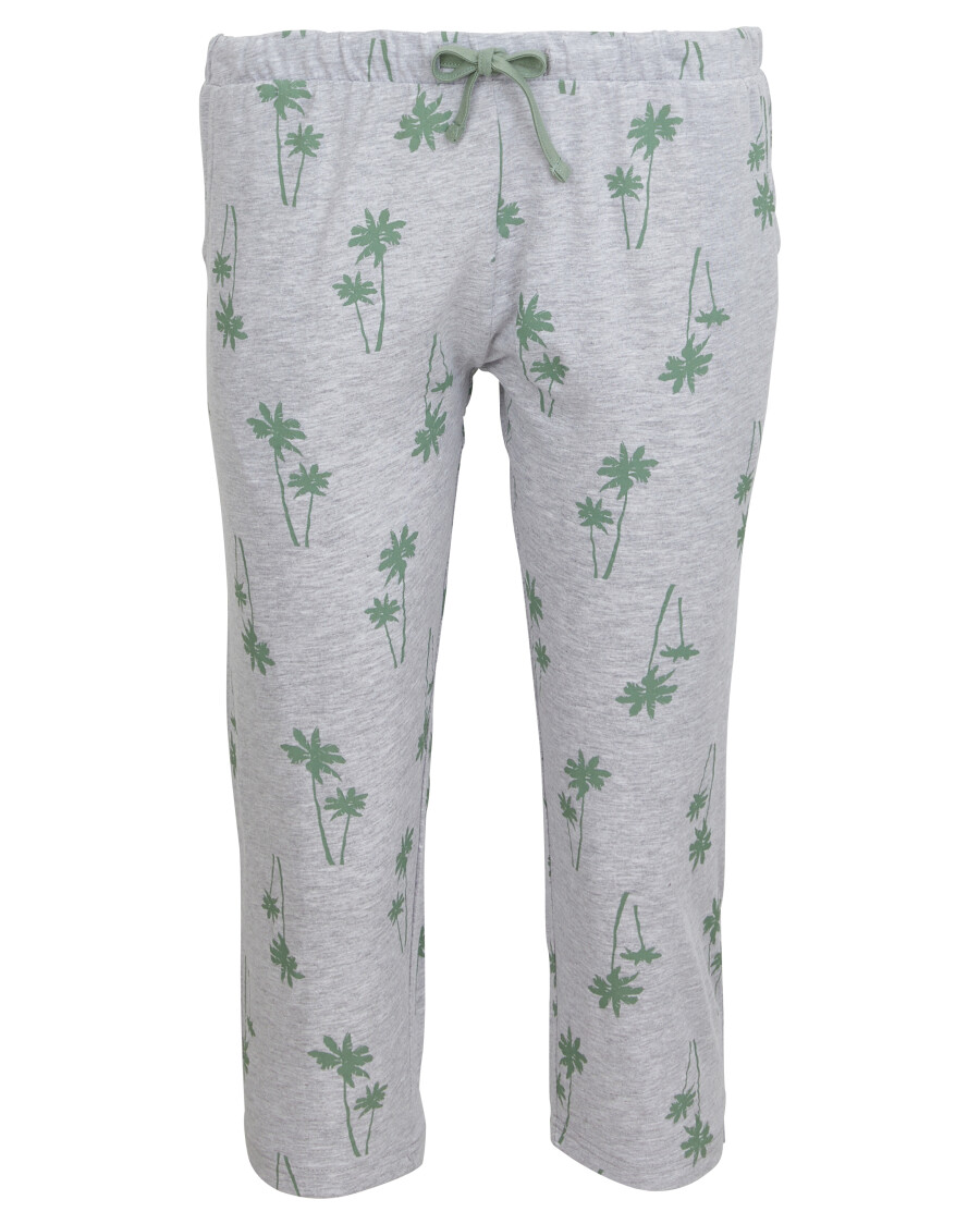 Pyjama mit schimmerndem Print