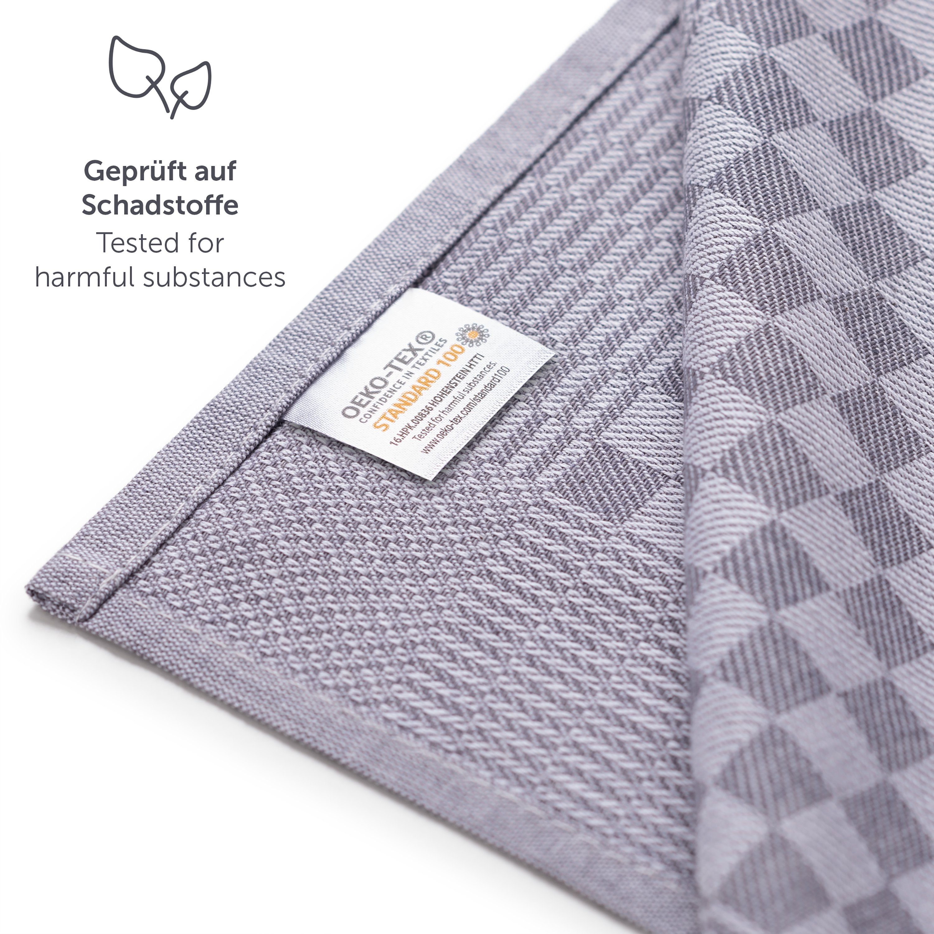 Blumtal Geschirrtuch Hochwertige Geschirrhandtücher, 100% Baumwolle, 50x70cm, (Set, 5-tlg., Set bestehend aus 5, 10 oder 20 Geschirrtücher), Hochwertiges Handtuch für die Küche - Premium Küchenhandtücher
