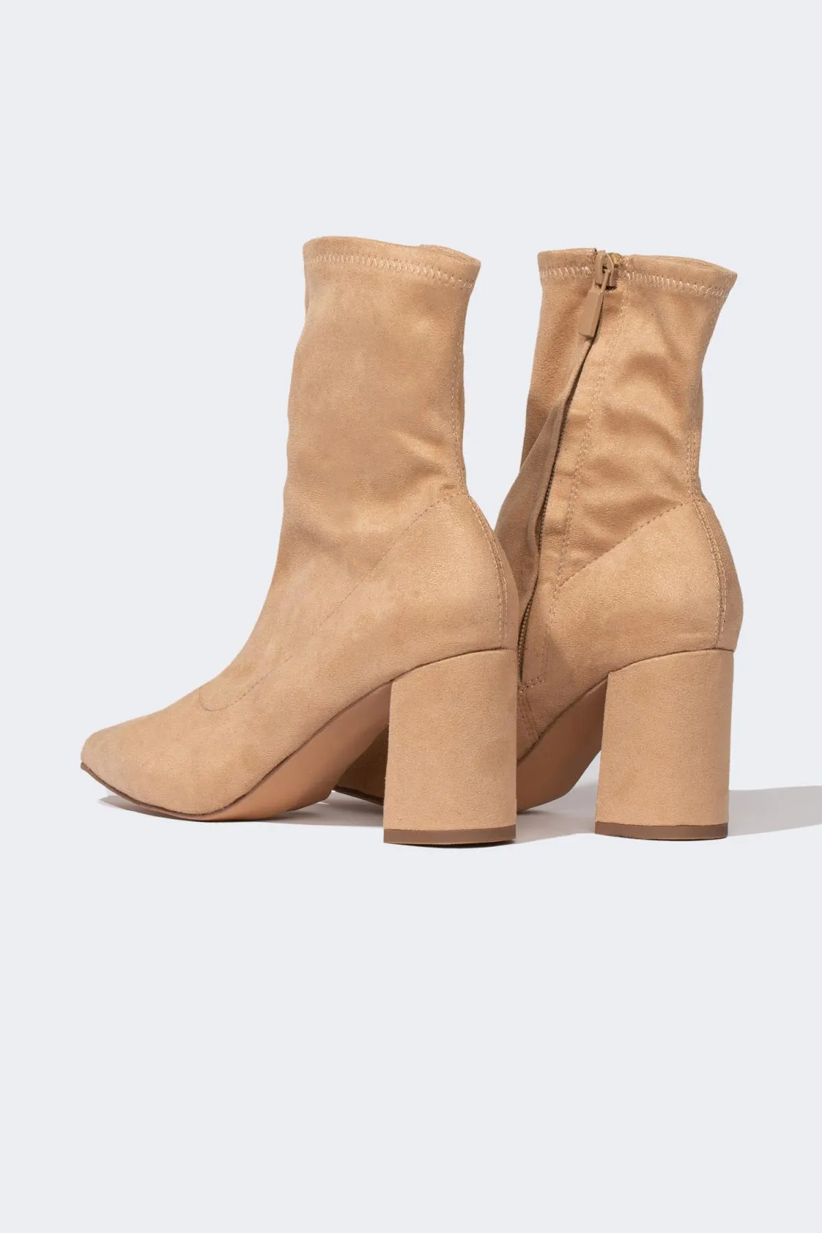 DeFacto  Stiefelette - Beige - Blockabsatz