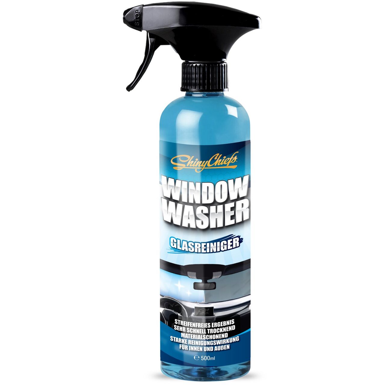 ShinyChiefs WINDOW WASHER - Auto-Glasreiniger für streifenfreie Reinigung 500ml