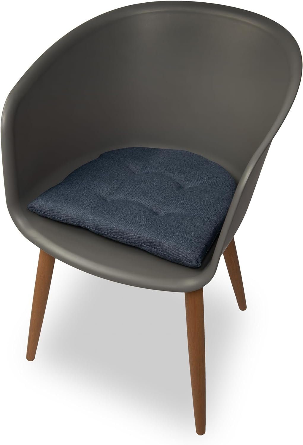 sunnypillow Stuhlkissen 4er Set Auflage 40x40 für Stühle, Bänke in Haus und Garten dick 5cm, Sitzkissen Sitzauflage Stuhlauflage Gartenkissen Esszimmerstuhl