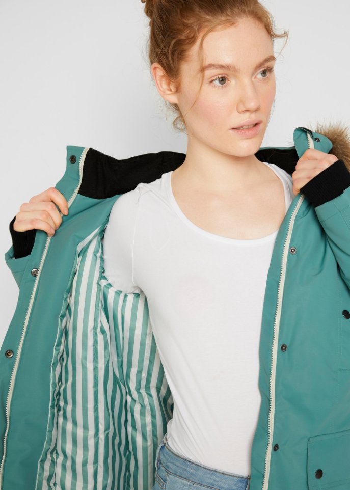 Outdoor-Funktions-Jacke mit Kapuze