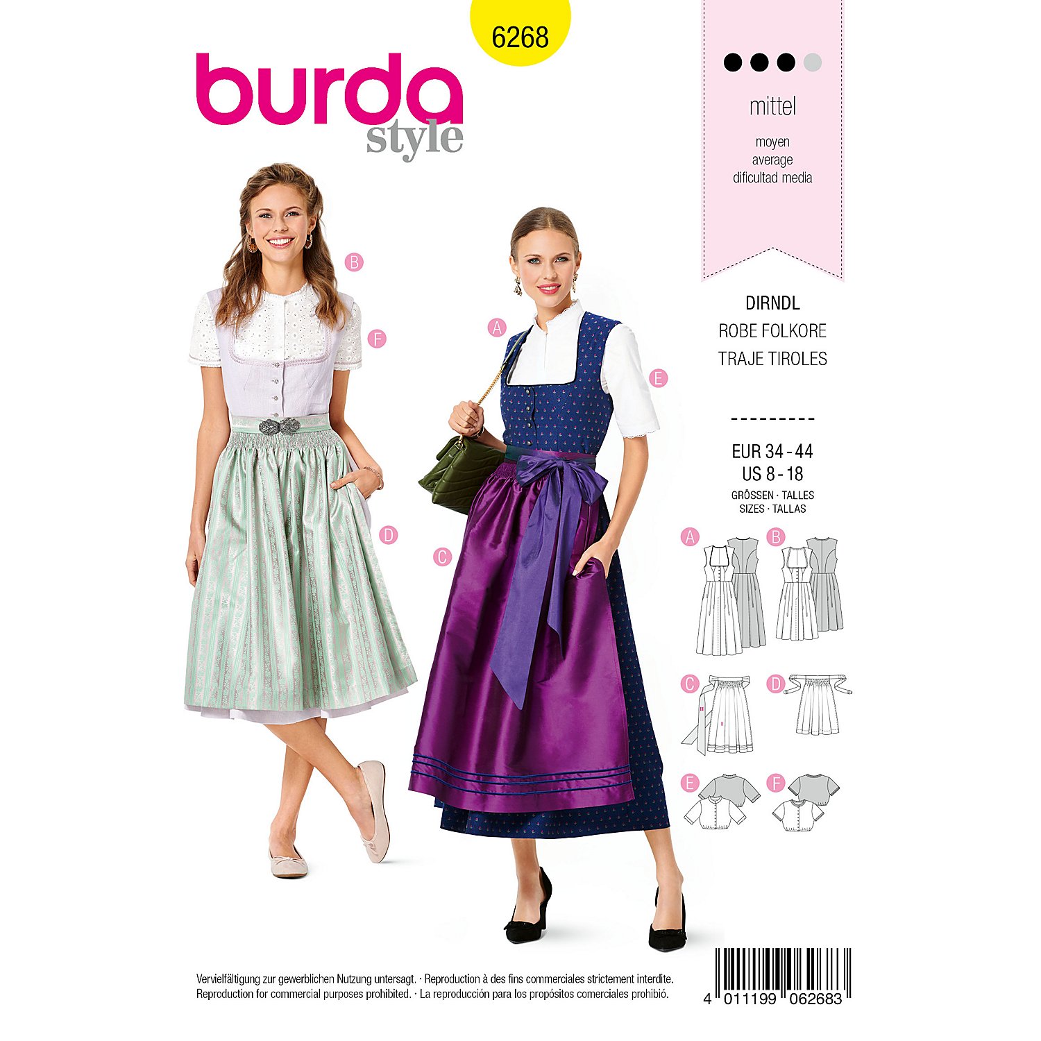 burda Schnitt 6268 