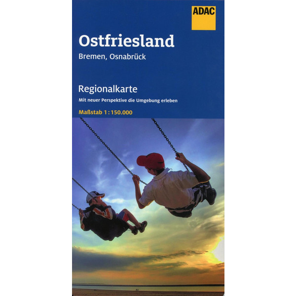 ADAC Regionalkarte Blatt 4 Ostfriesland, Bremen, Osnabrück 1:150 000 - Straßenkarte