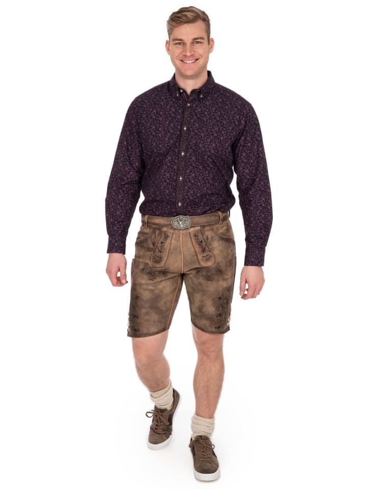 MADDOX Lederhose ALTREI in hellbraun günstig kaufen