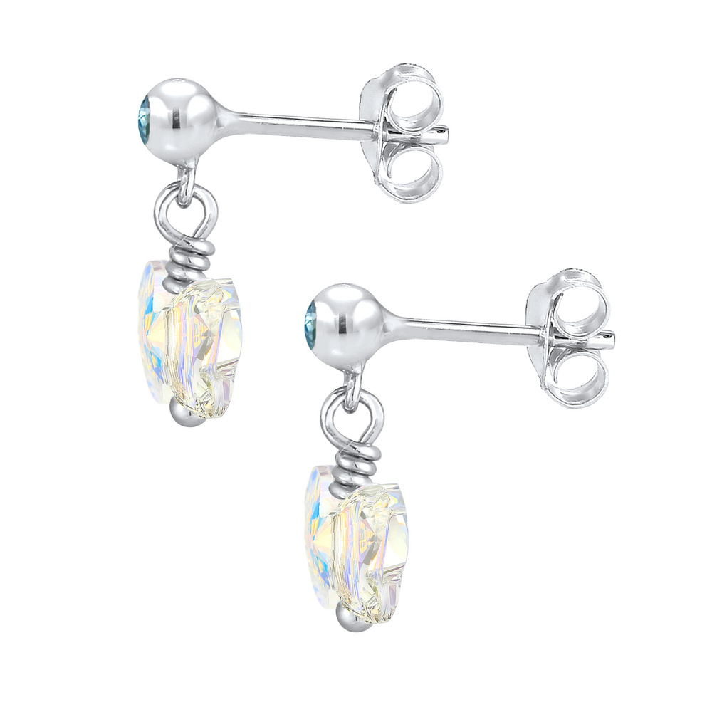 Elli Elli Boucles d'Oreilles Enfants Pendentif d'oreilles Papillon Étincelant avec Cri Boucles d'oreilles