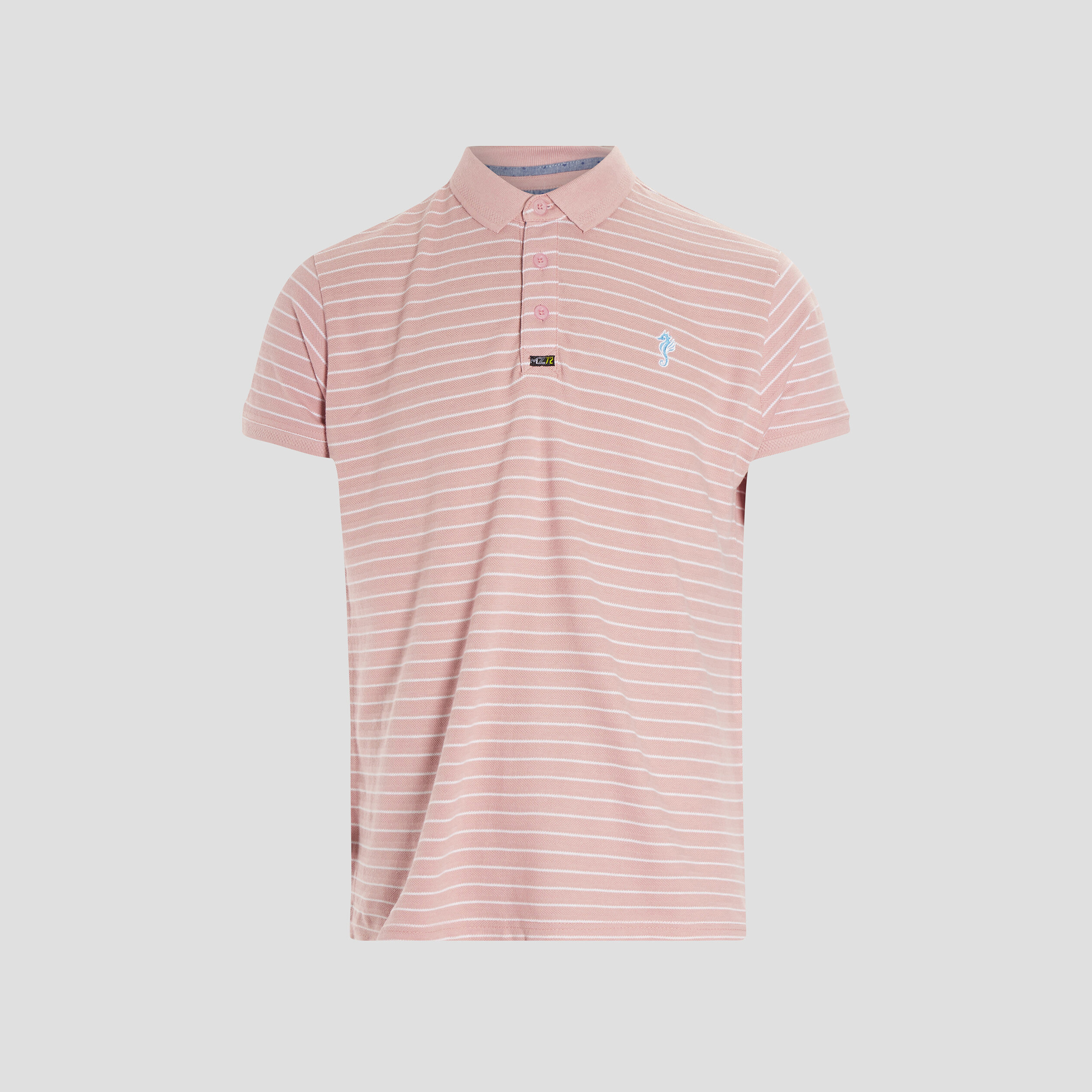 Polo manches courtes rose homme | La Halle
