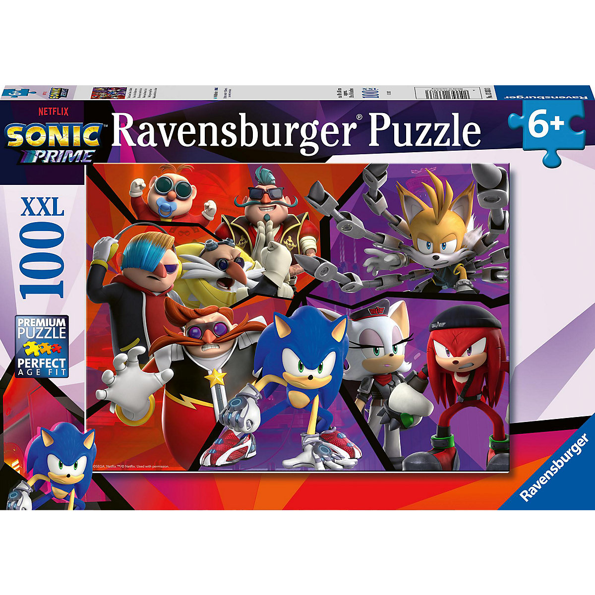 XXL Puzzle Nichts kann Sonic aufhalten, 100 Teile