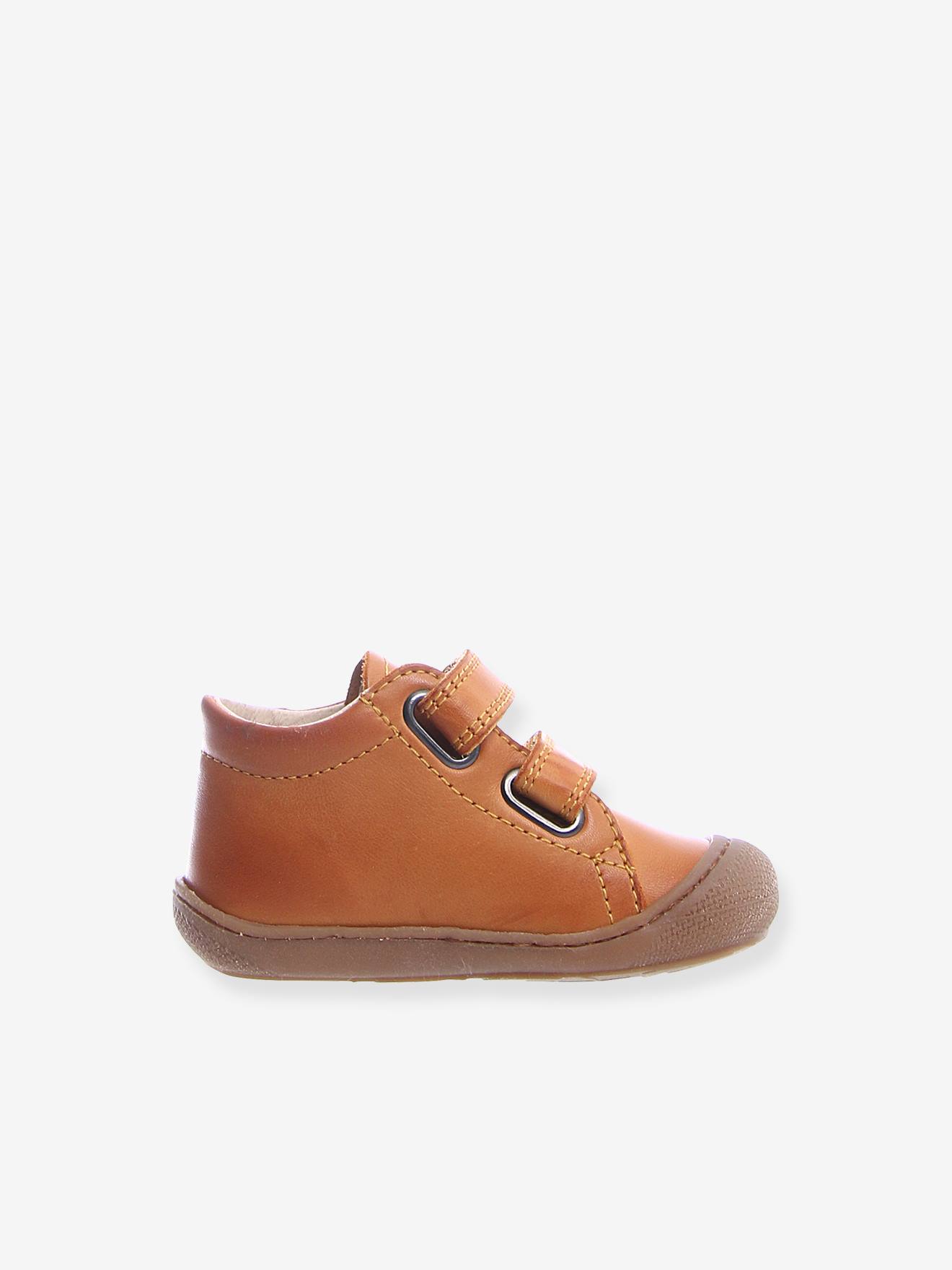 Bottillons bébé Cocoon Velcro NATURINO® 1ers pas cognac