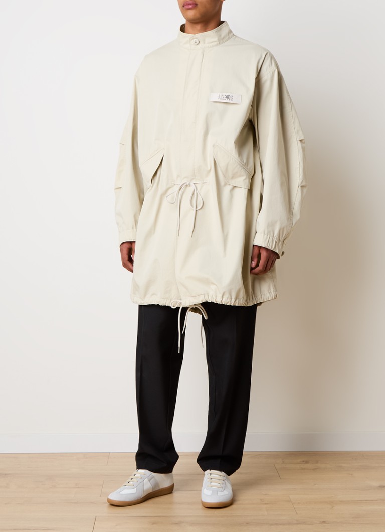 MM6 Parka with flap pockets and drawstring