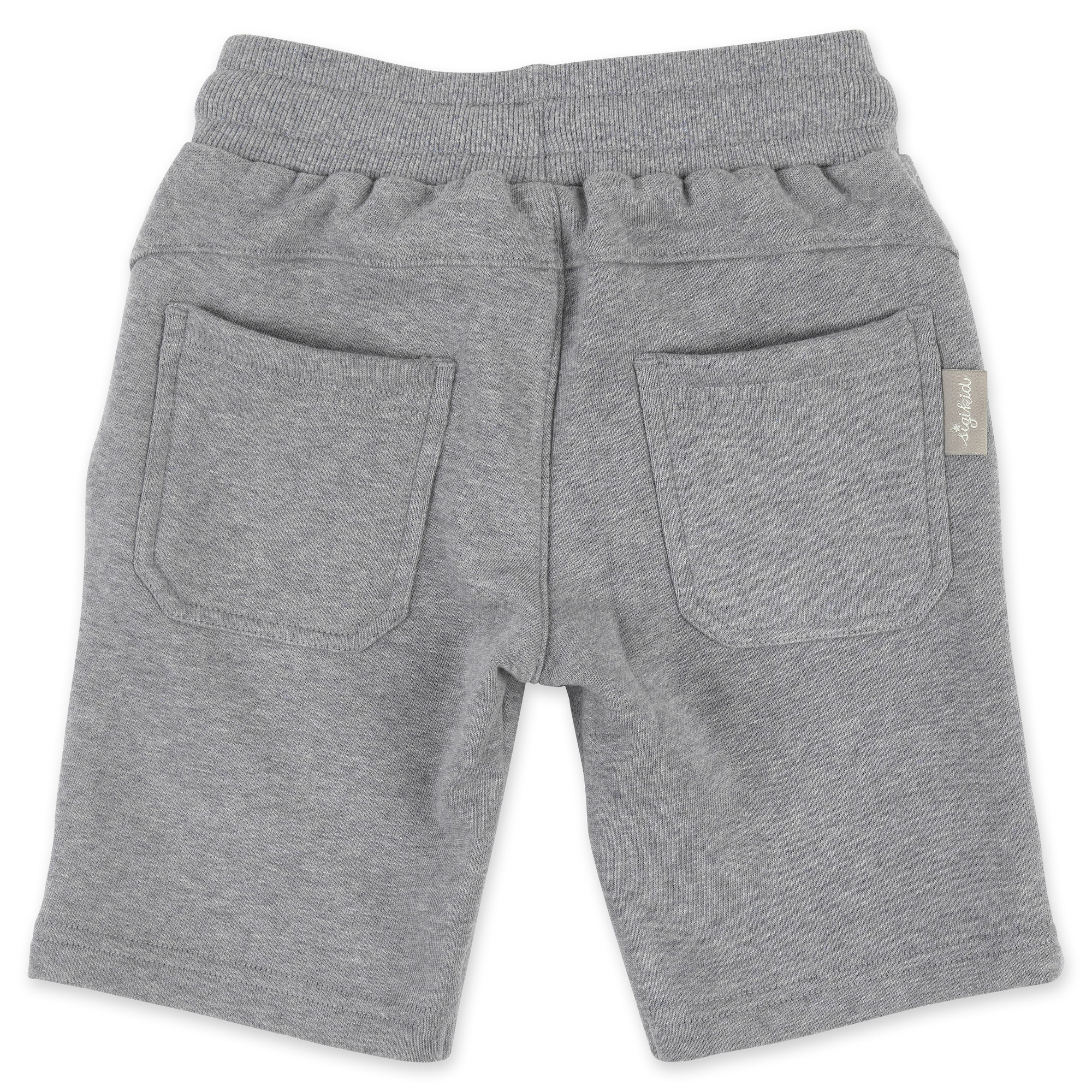 Grau melierte Kinder Sweat Bermuda