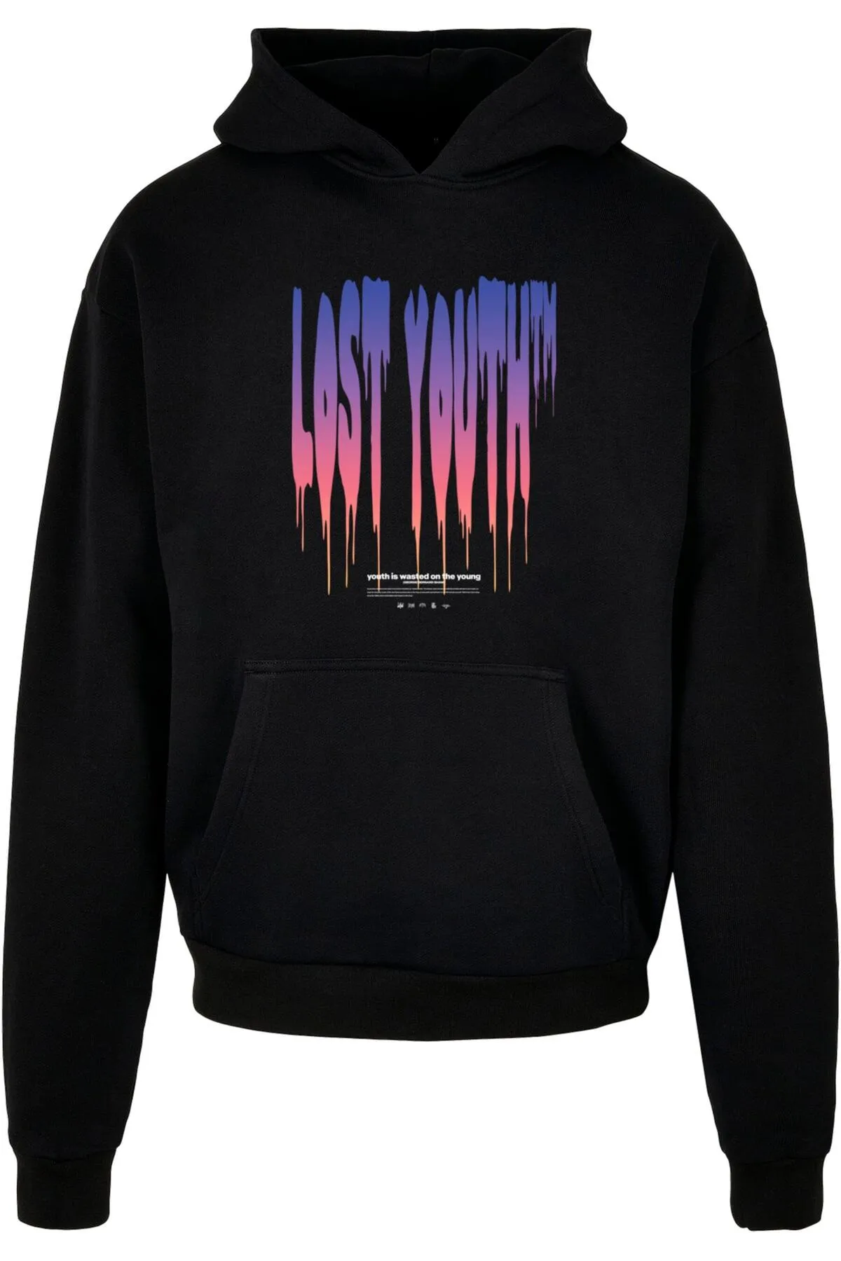 Lost Youth  Sweatshirt - Schwarz - Oversized