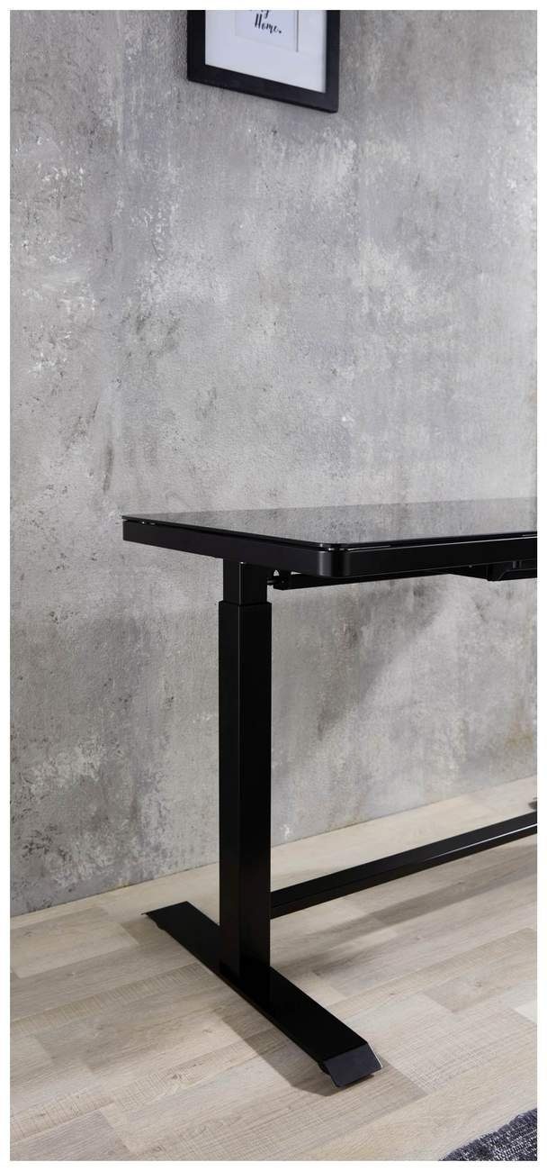 Bega Consult Computertisch Elektrisch verstellbarer Schreibtisch Stehtisch LIFT4HOME schwarz