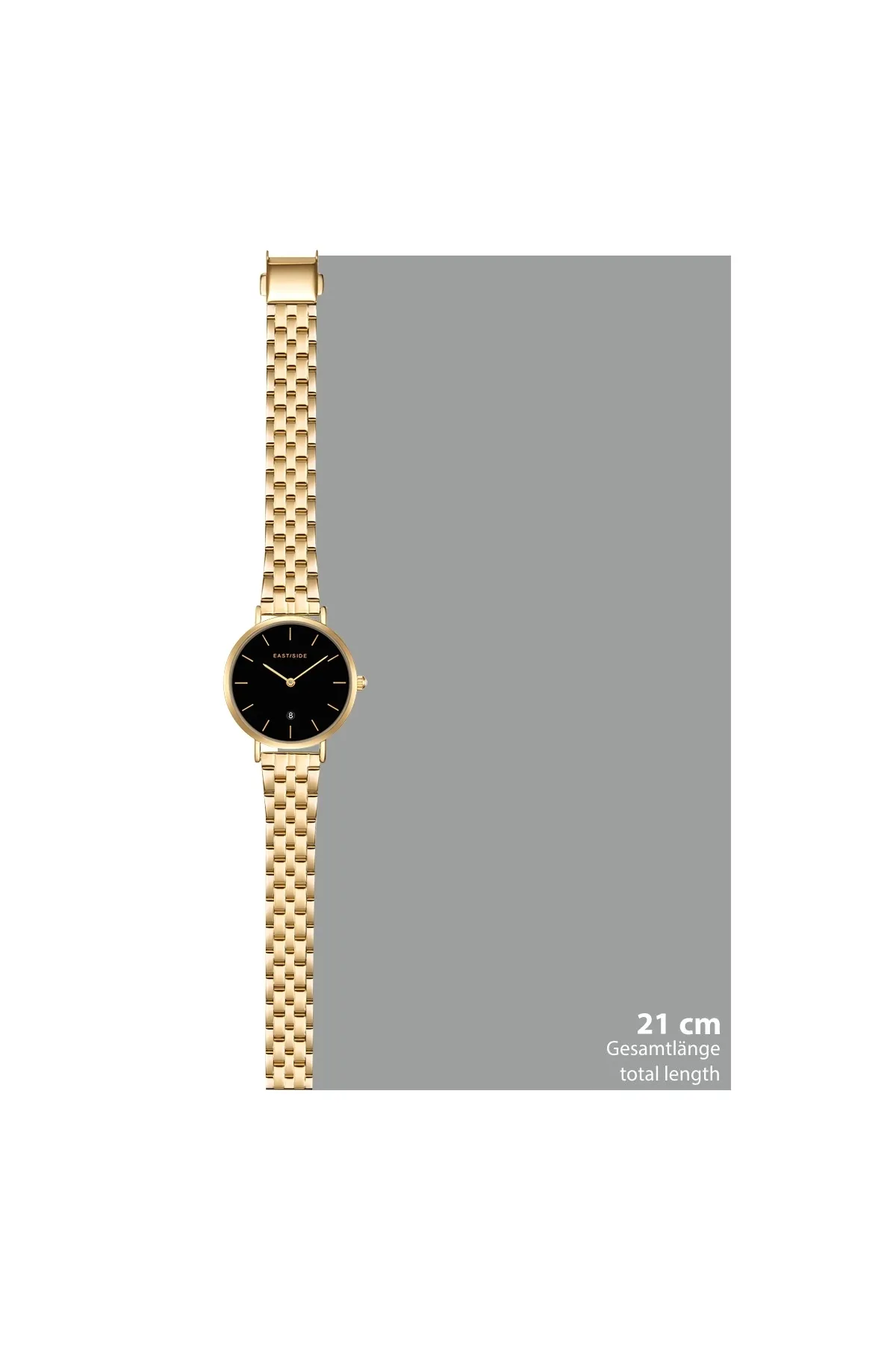 eastside  Quarzuhr Damen Quarzuhr gelbgold Edelstahl gelbgold