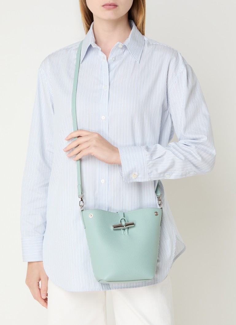 Longchamp Le Roseau shoulder bag with detachable shoulder strap