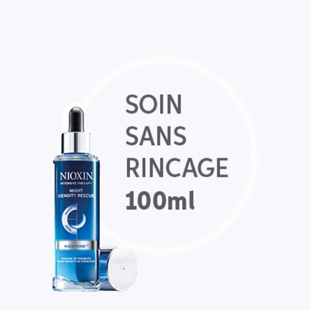 Nioxin NIOXIN Night Density Rescue 70ml Traitement de nuit sans rinçage qui favorise la densité des cheveux