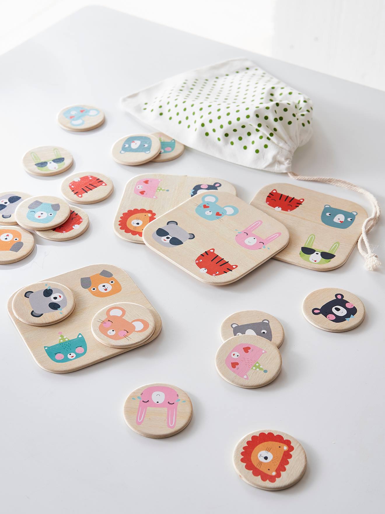 Loto des animaux en bois FSC® multicolore