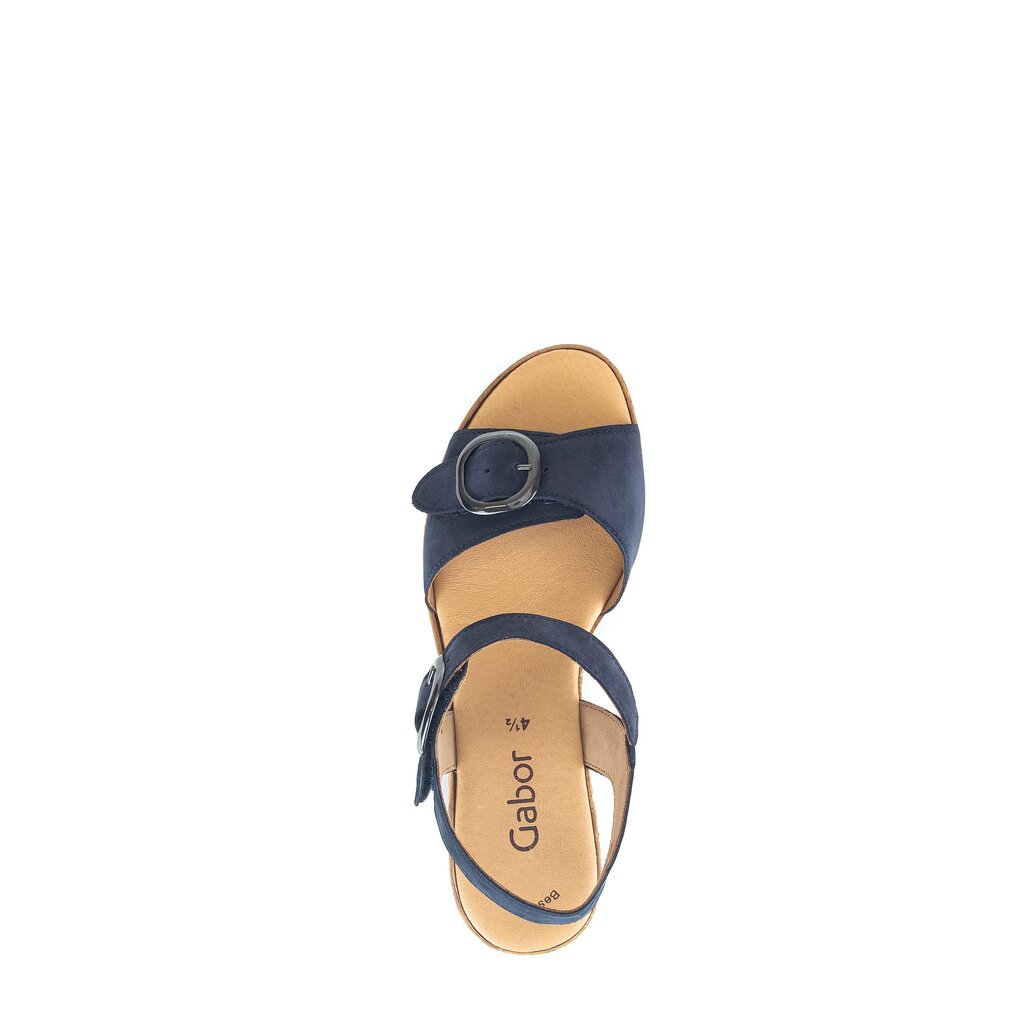 Gabor fashion Plateau Sandale blau