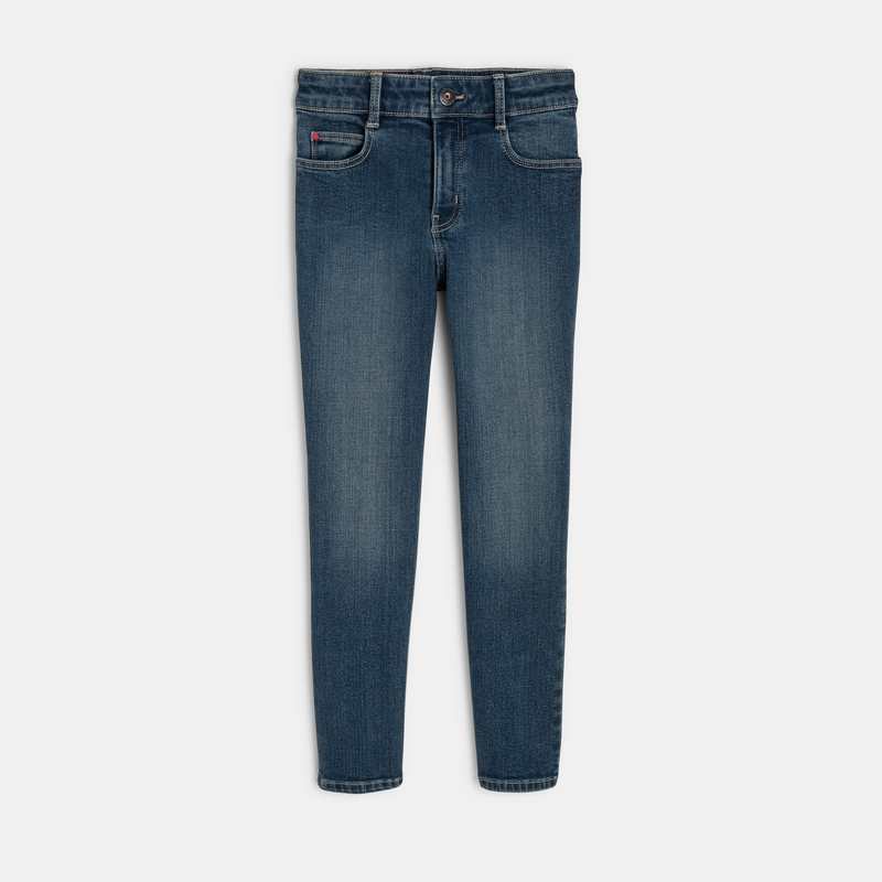 Jean droit fille denim bleu stone Catimini