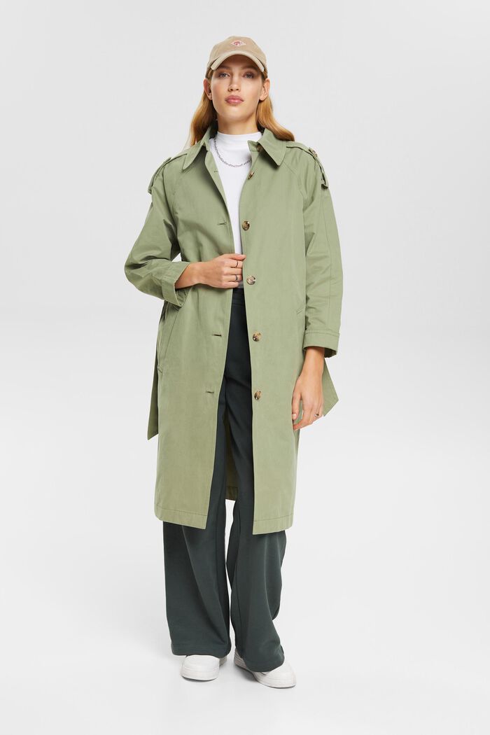 Trenchcoat mit Bindegürtel