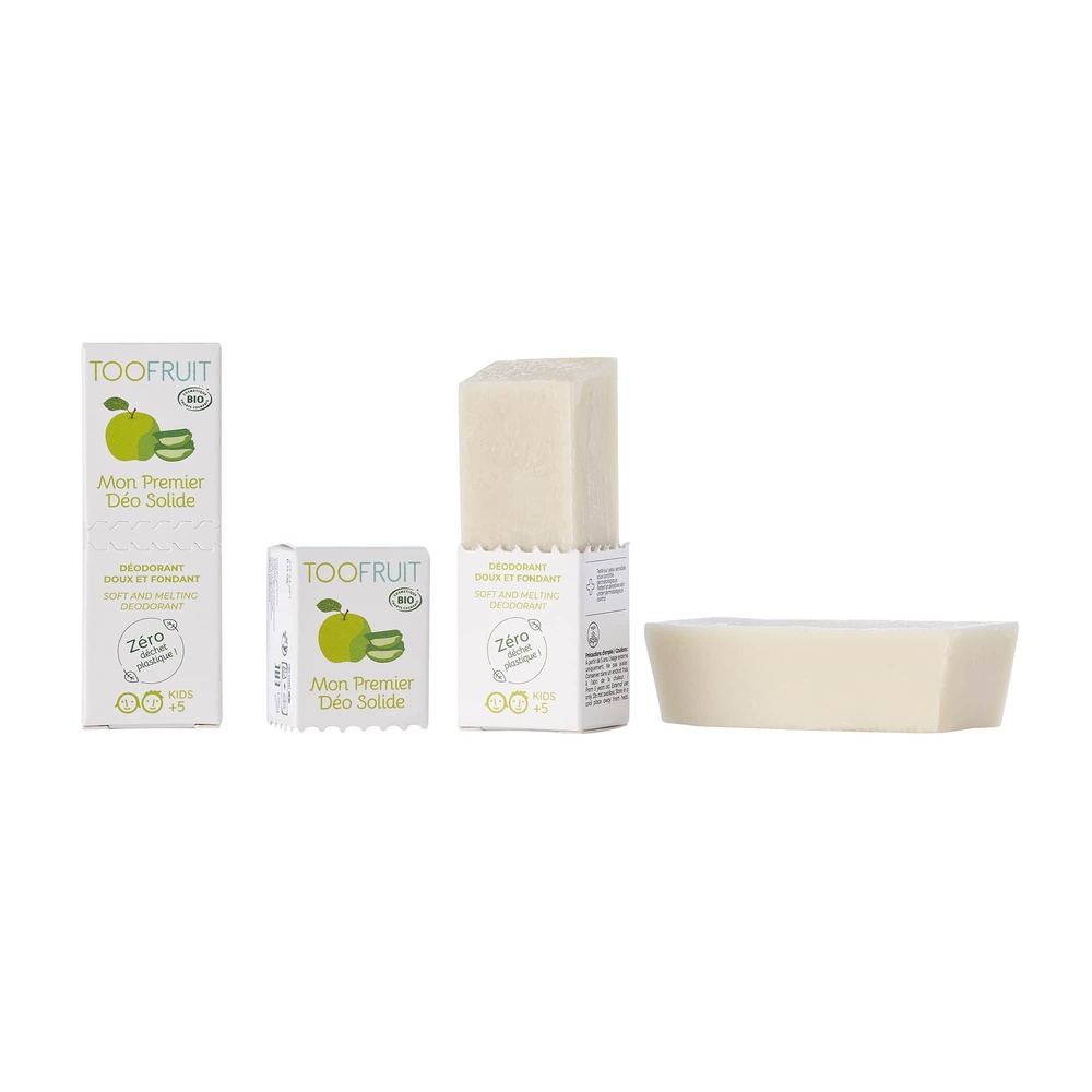 toofruit Mon 1er déo solide Pomme Aloe Déodorant solide