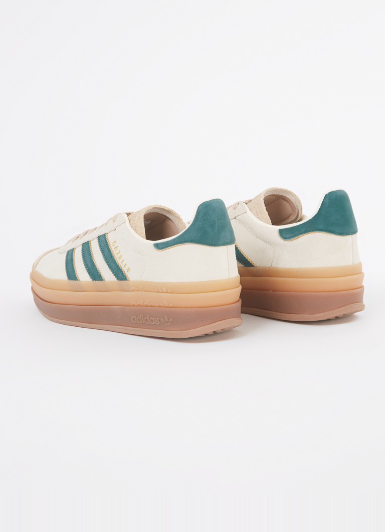 Sneaker Adidas Gazelle Bold in pelle con dettagli in camoscio